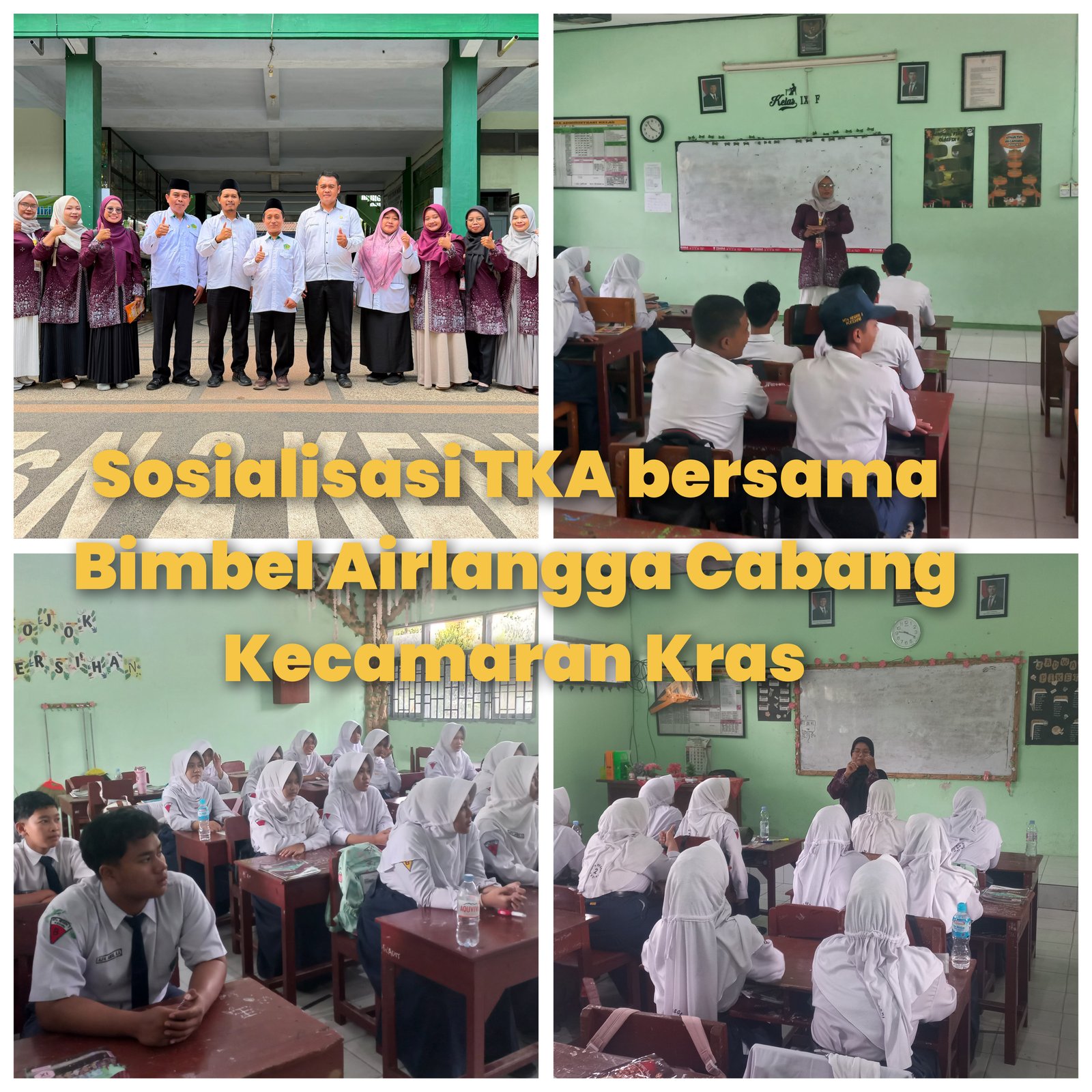 MTsN 2 Kediri Bekerjasama dengan Bimbel Airlangga Tingkatkan Kompetensi Siswa